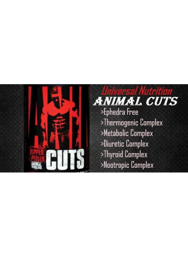 Animal Advanced Cuts Pill Pack 21 Day Supply Dietary Supplement - 42 Packs - v1663761911/N23978064A_5