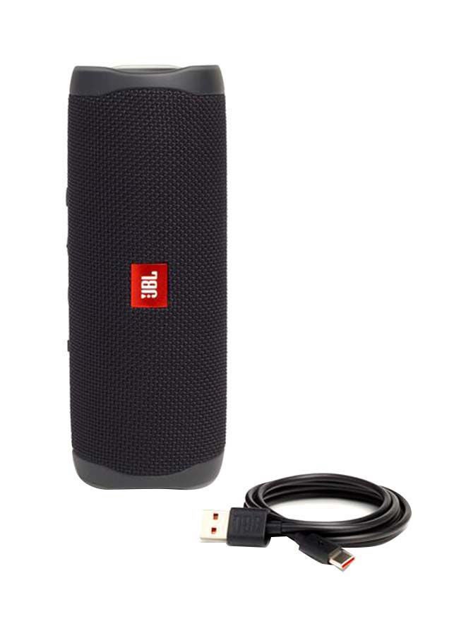 JBL - Flip 5 Portable Waterproof Speaker Black - Image 1
