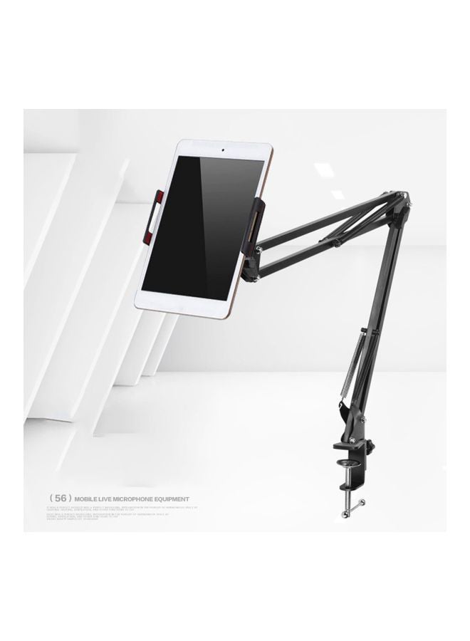 Generic Functional Clip Stand For Tablet Black/Silver  - Image 3