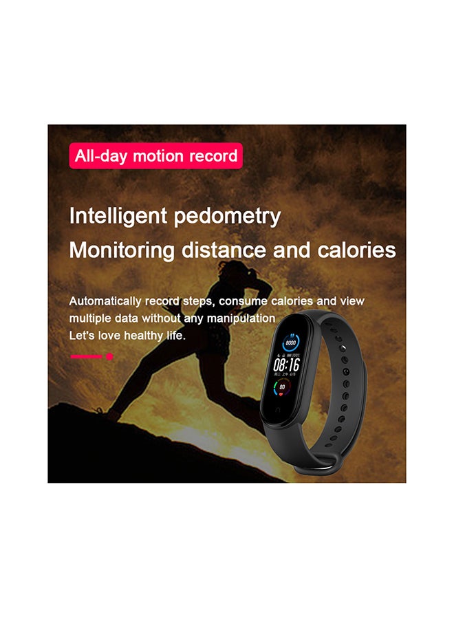 110.0 mAh M5 Intelligent Wristband Black - Image 5