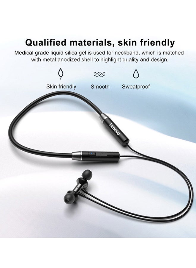 Lenovo HE05 Bluetooth5.0 Wireless In-Ear Neckband Headphones White  - Image 4
