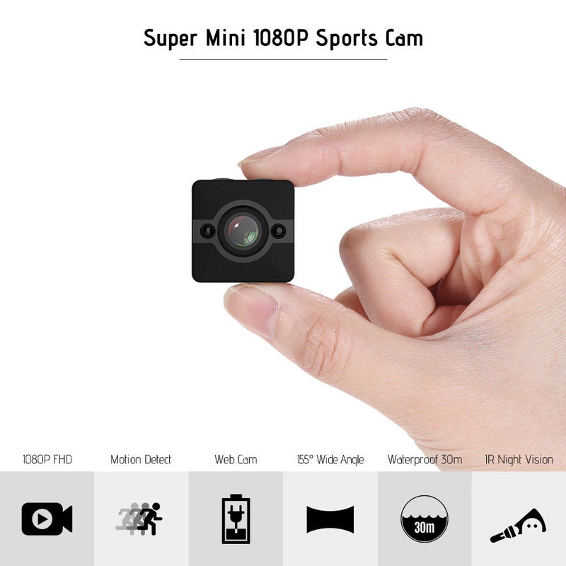 Generic SQ12 1080P Mini HD Night Vision Action Camera  - Image 2