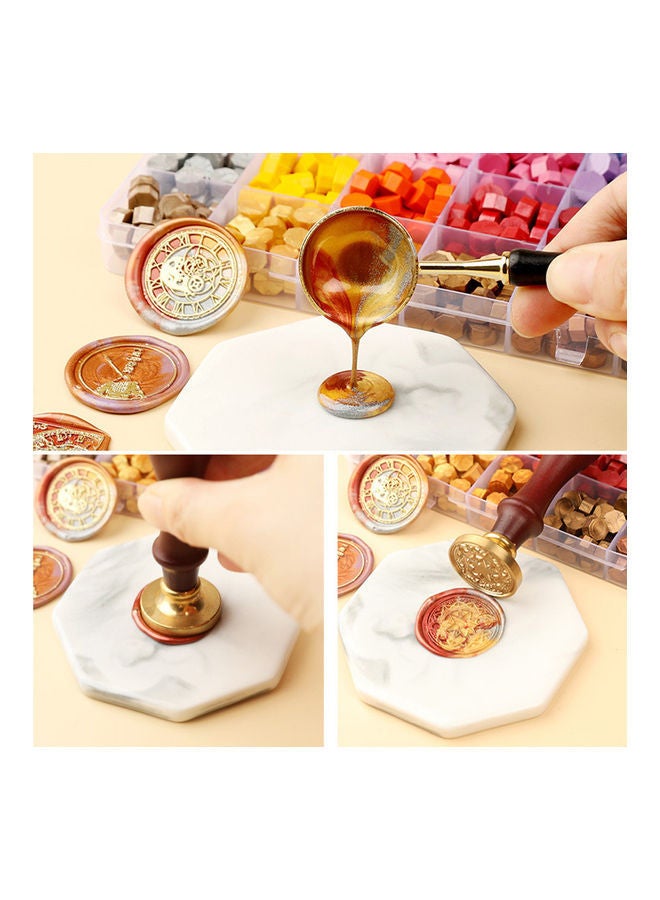Generic 600-Picece 24 Colors Retro Boxed Seal Sealing Wax for Wedding Invitation Letters Pink Purple  - Image 5