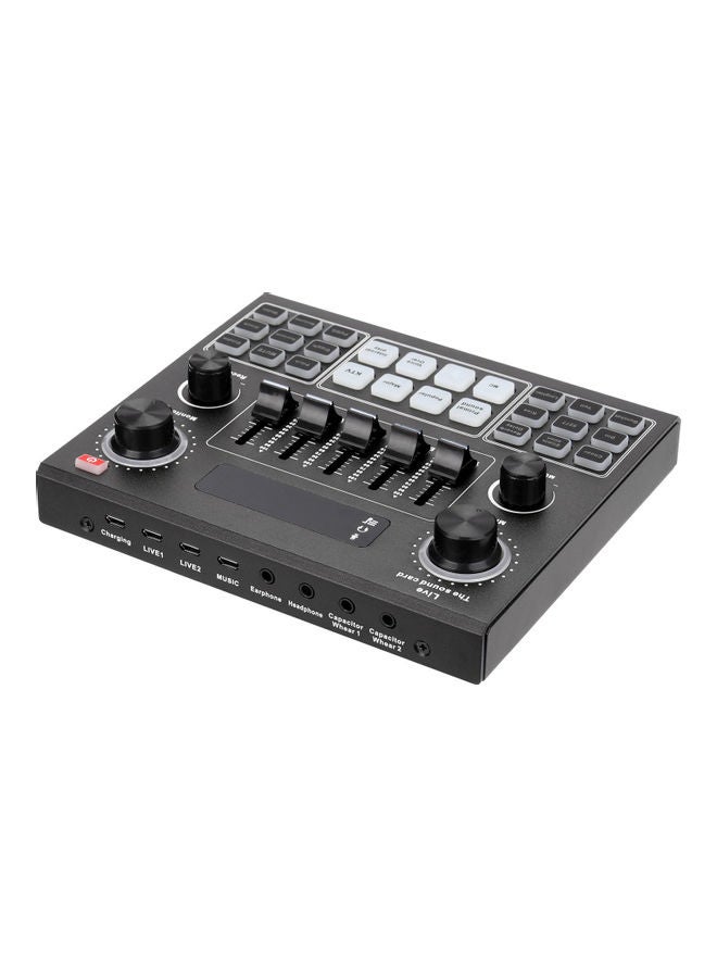 Generic - Sound Mixer Board For Live Streaming Voice Changer Sound Card With Multiple Sound Effects Audio Mixer - Image 1