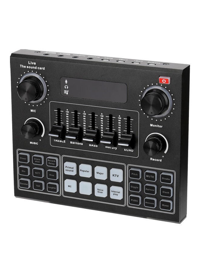 Generic - Sound Mixer Board For Live Streaming Voice Changer Sound Card With Multiple Sound Effects Audio Mixer - Image 1