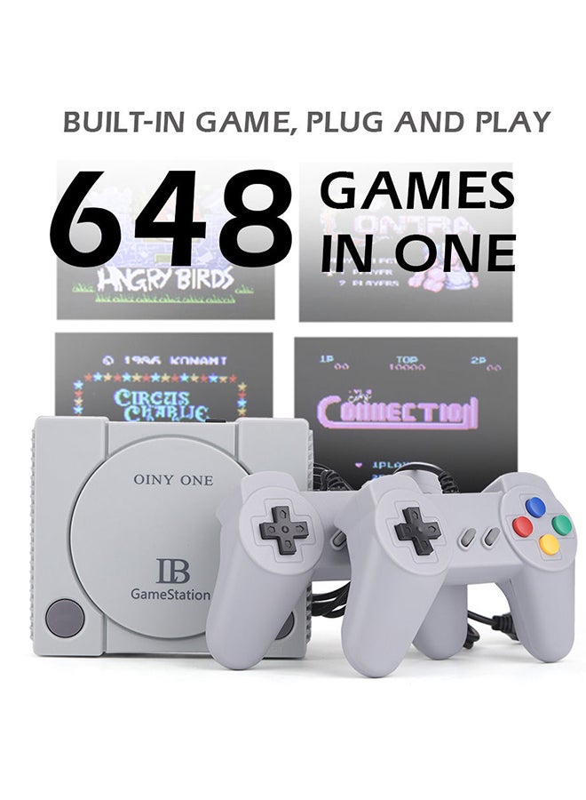 Generic - RS-70 Portable Retro Built-In 648 Classic Handheld Game Console With 2 Player Handles - Image 1