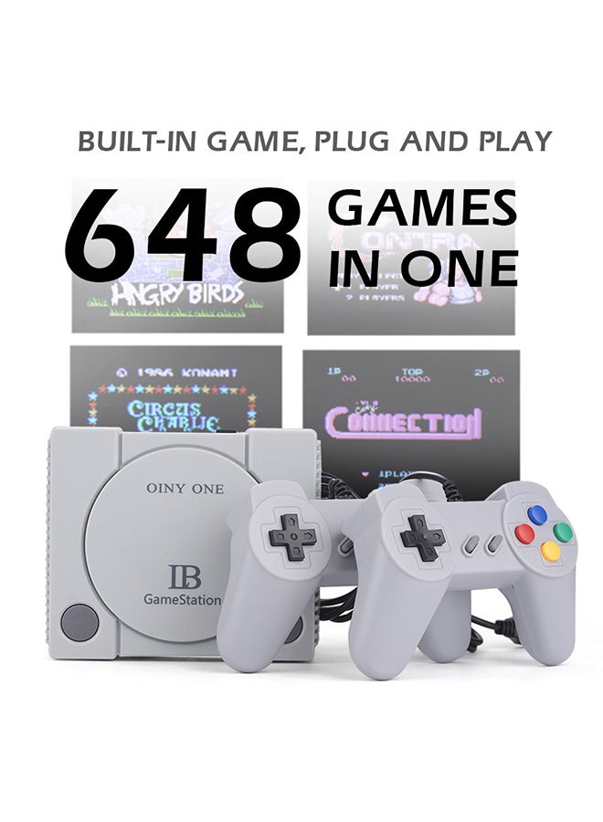 Generic - RS-70 Portable Retro Built-In 648 Classic Handheld Game Console With 2 Player Handles - Image 1