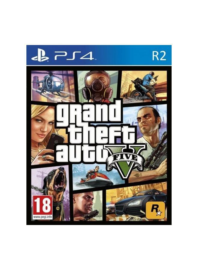 روك ستار جيمز لعبة الفيديو "Grand Theft Auto V" - (إصدار عالمي) - مغامرة - بلايستيشن 4/بلايستيشن 5 - Image 1