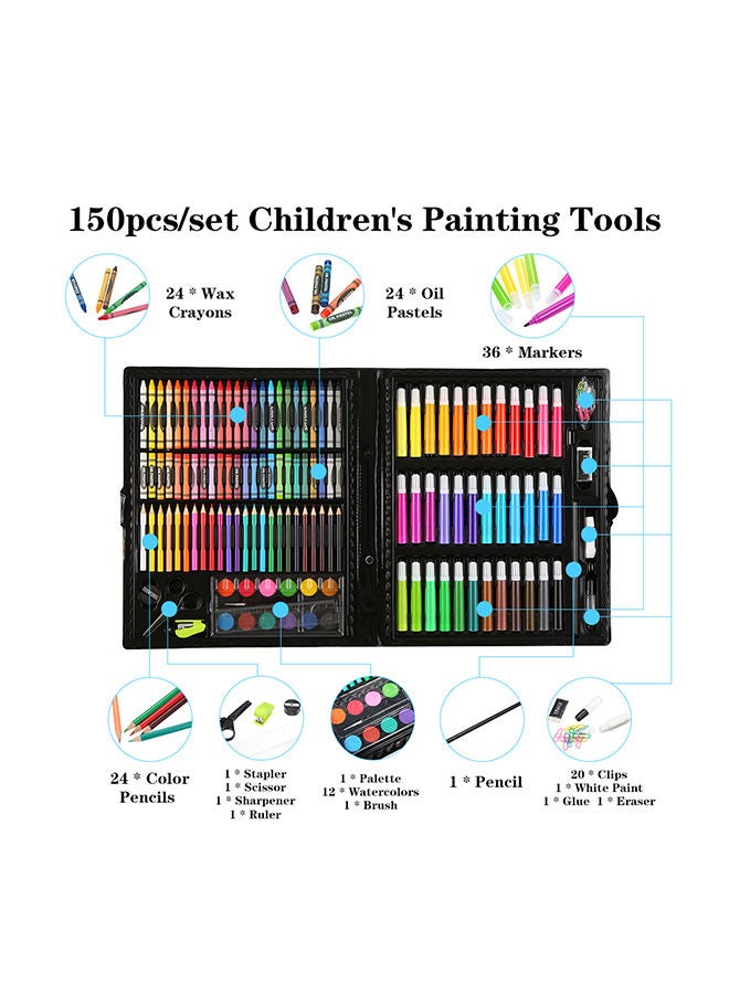 Tronxy - 150-Piece Children Drawing Set Multicolour - Image 1