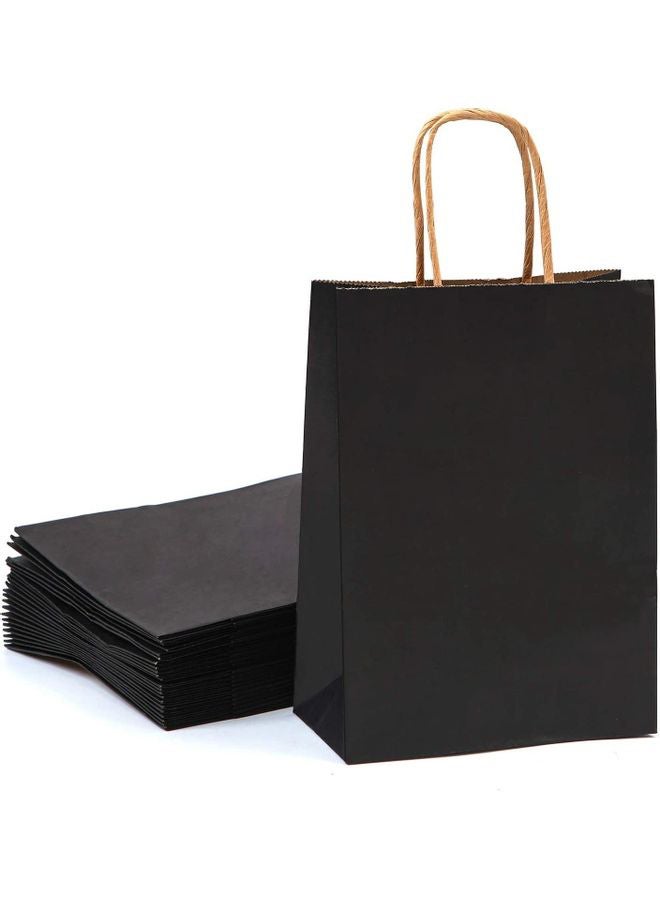 Generic 24-Piece Paper Gift Bag Set Black  - Image 2