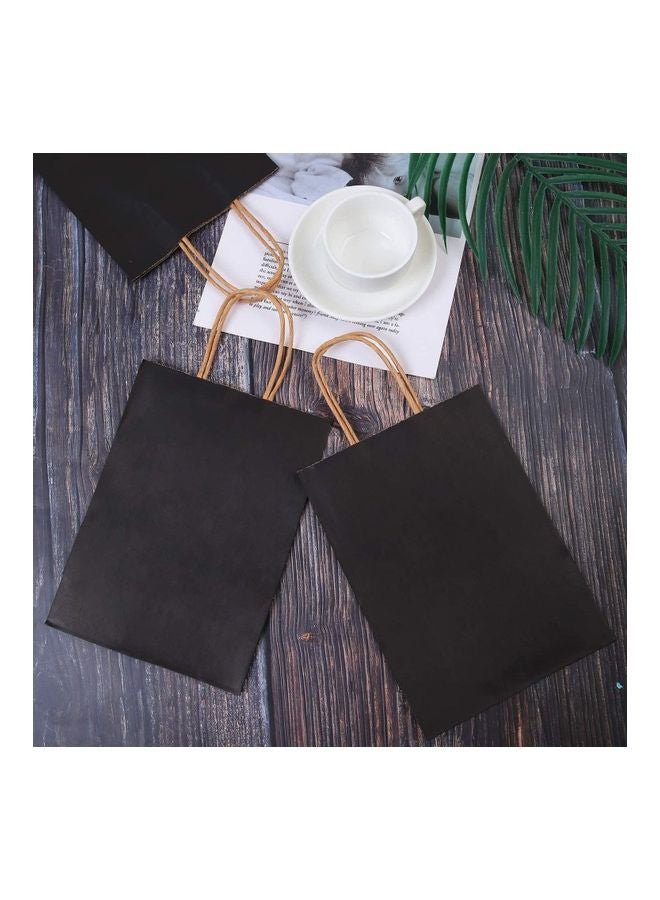 Generic 24-Piece Paper Gift Bag Set Black  - Image 5