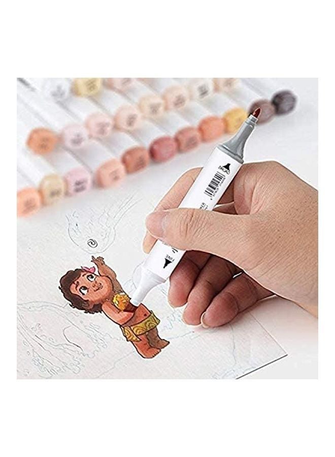 36-Piece Dual Tip Markers Multicolour