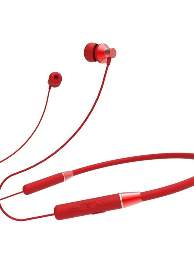 Lenovo - HE05 Bluetooth5.0 Wireless In-Ear Neckband Headphones Red - Image 1