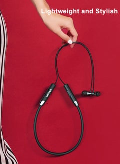 Lenovo HE05 Bluetooth5.0 Wireless In-Ear Neckband Headphones Red  - Image 3