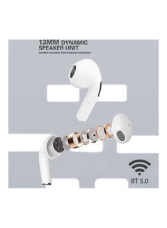 Lenovo HT38 True Wireless Stereo Headphones White  - Image 4