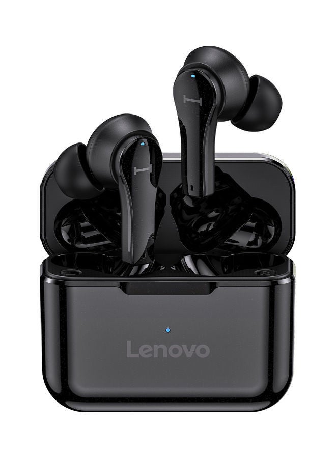 Lenovo - QT82 TWS Wireless BT Headphone Black - Image 1