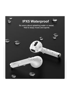 Lenovo Bluetooth In-Ear Earphone With Charging Case White  - Image 4