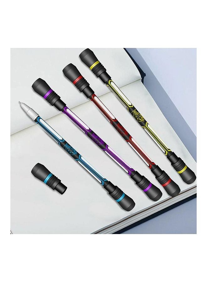 Generic 4-Piece Finger Rolling Pen with Weighted Ball Multicolour  - Image 4