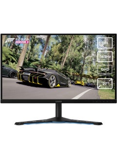 Legion Y27q-20 27-Inch WLED Backlight Gaming Monitor 2k 2560x1440 QHD, 165 Hz Refresh Rate, 1ms Response Time, IPS Panel Technology, USB Speaker Sound by Harman-Kardon, Sync Technology NVIDIA G-SYNC Compatible 27inch Raven Black