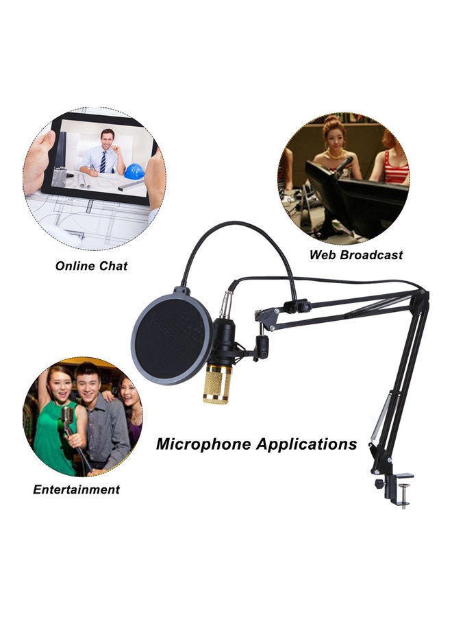 Generic Multifunctional Live Sound Card And BM800 Suspension Microphone Kit  - Image 3