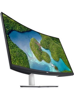 DELL S3221QS 31.5 inch 4K UHD (3840x2160) Monitor, 1800R Curved Screen ...