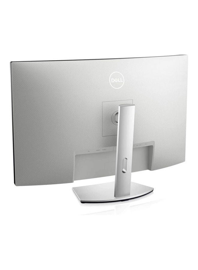 DELL - S3221QS 31.5 inch 4K UHD (3840x2160) Monitor, 1800R Curved Screen, 60Hz, VA, 4ms, AMD FreeSync, 99% sRGB, Built-in Speakers, DisplayPort, 2x HDMI, 3x USB 3.0, Adjustable Stand Silver - Image 1