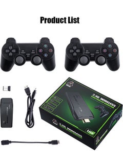 Game Console 4K HD Video Game Console 2.4G Dual Wireless Controller, Classic 64GB Retro TV Game Console 10000 Game Stick - v1663762042/N47404155A_2