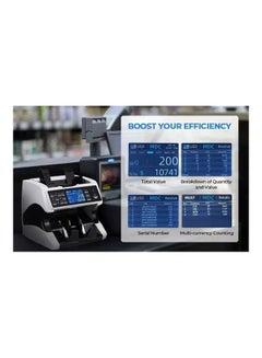 Multi-currency Money Counting Dual CIS Image Recognition And Verification Machine White/Black - v1663762052/N49016963A_5