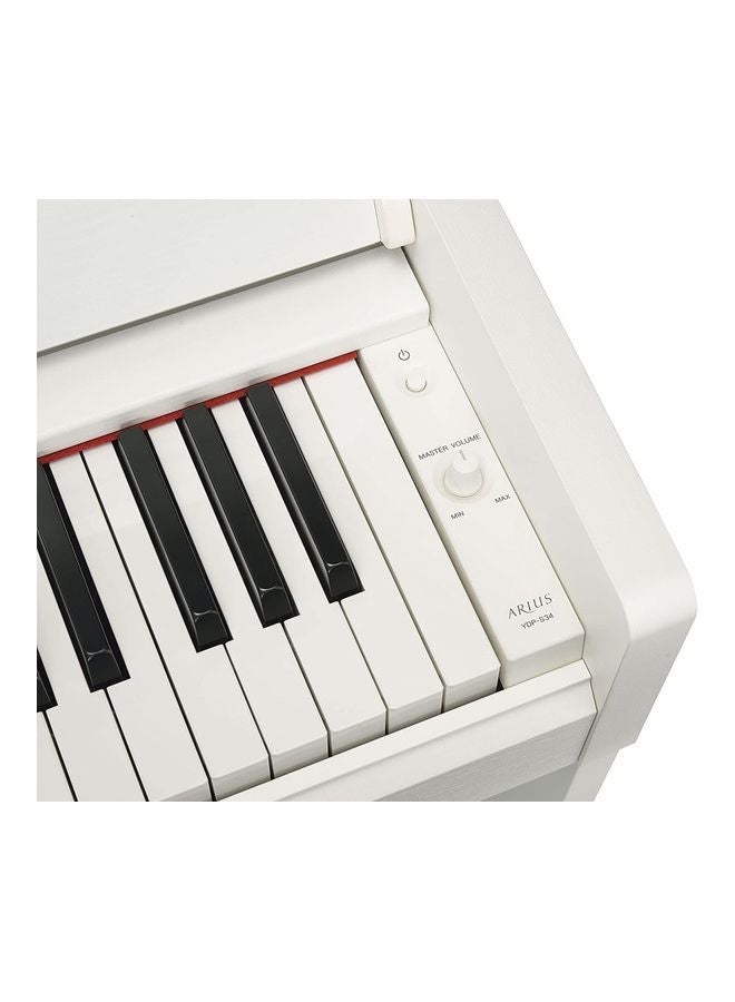 YAMAHA Digital Piano YDP-S34 White, Without Bench  - Image 4