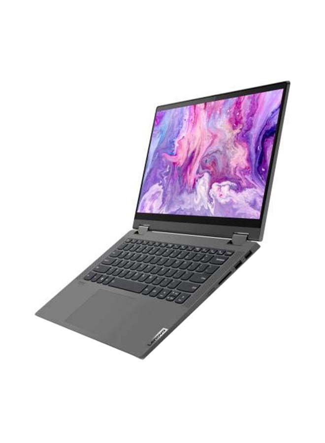Lenovo - IdeaPad Flex 5 14ALC05 Convertible 2-In-1 Laptop With 14-Inch Display, AMD Ryzen 5 5500U Processor / 8GB RAM / 256GB SSD / Integrated AMD Radeon Graphics / Windows 10 Home / English/Arabic Graphite Grey - Image 1