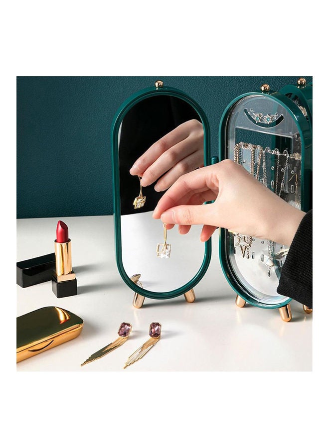 Generic Foldable Jewelry Storage Box Earrings Display Stand Bracelet Necklace Organizer  - Image 2