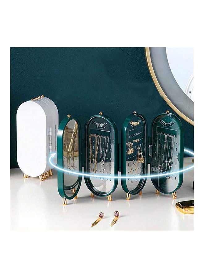 Generic Foldable Jewelry Storage Box Earrings Display Stand Bracelet Necklace Organizer  - Image 5