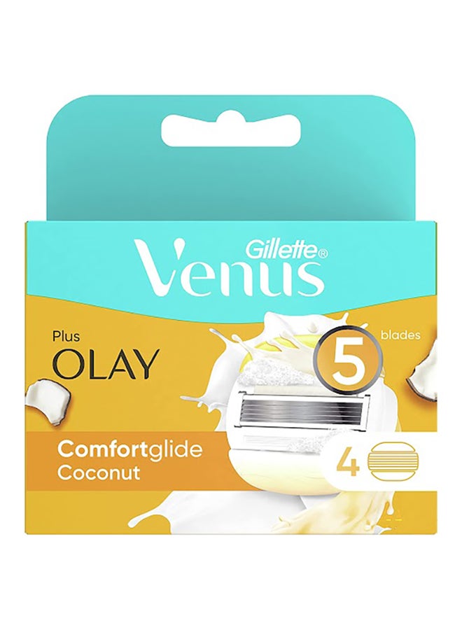 Venus - Gillette And Olay Razor Blade Refills, 4 Count - Image 1