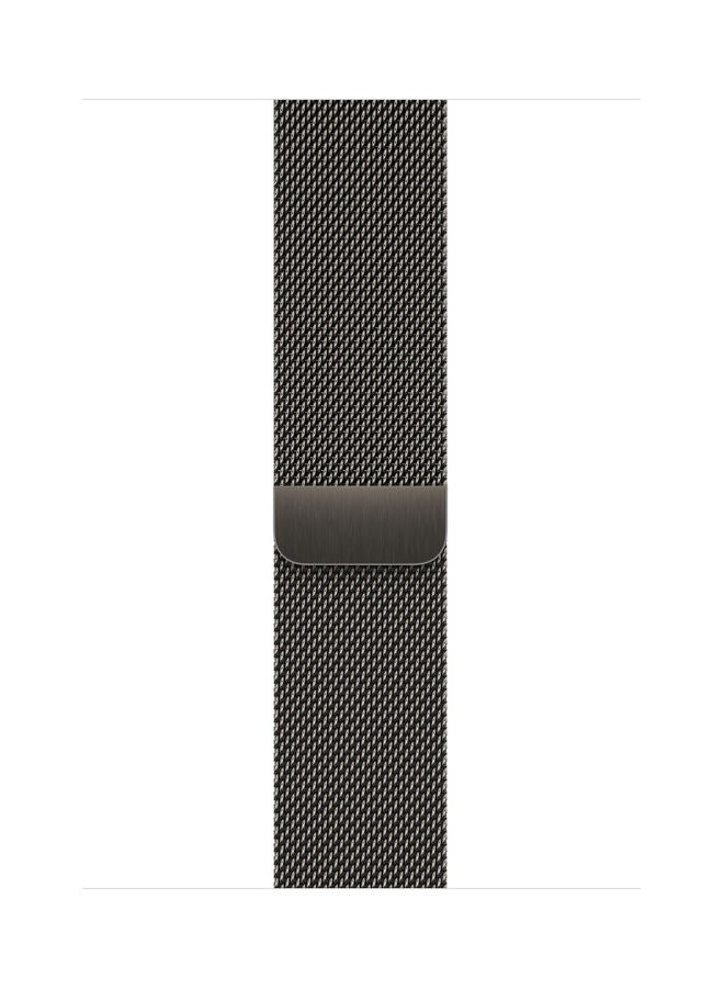 Watch Series 8 GPS + Cellular 45mm Stainless Steel Case With Graphite Milanese Loop Silver