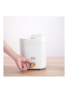 BLACK+DECKER 4L Humidifier For Room Size Upto 40m², 30W | Up to 80% Humidity Control |Has Cool & Warm Mist Options| 12hr Timer + Silent Sleep Mode HM4125-B5 White/Gold  - Image 5