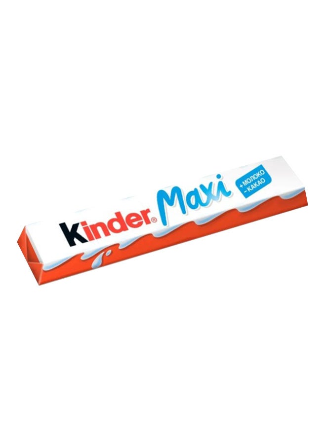 Kinder Maxi Milk Chocolate Bars With Milky Filling Wrapped Bars 21grams - Image 1