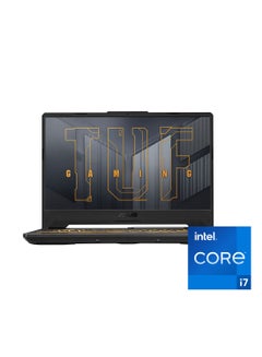 TUF Gaming F15 FX506HEB-HN154T Laptop With 15.6-Inch Full HD Display, Core i7-11800H Processor / 16GB RAM / 1TB SSD / 4GB NVIDIA GeForce RTX 3050 Ti / Windows 10 Home /International Version English/Arabic Eclipse Gray
