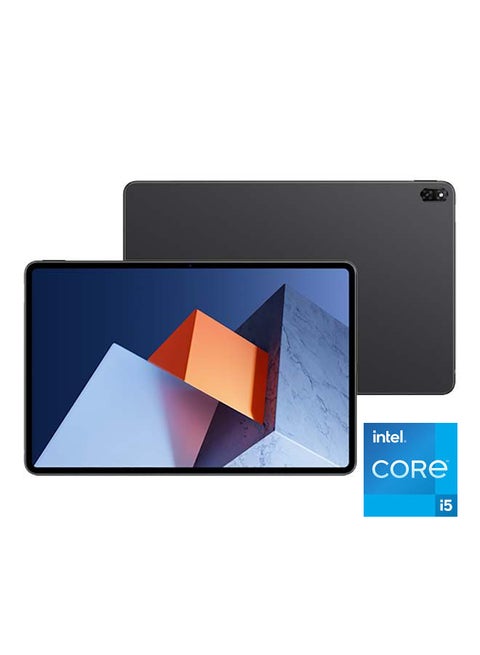 MateBook E 2022 2-in-1 Laptop With 12.6-Inch OLED Real Colour FullView Display, Core i5-1130G7 Processor/8GB RAM/256GB SSD/Intel Iris Xe Graphics/Windows 11/ English/Arabic Nebula Gray