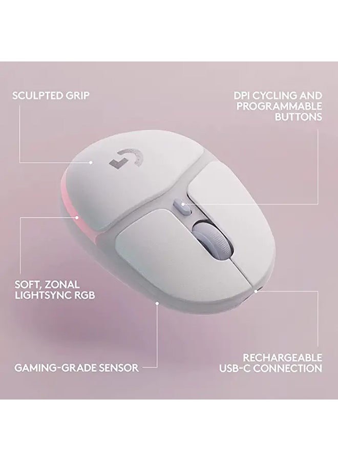 Logitech - G G705 Wireless Gaming Mouse, Customisable LIGHTSYNC RGB Lighting, LIGHTSPEED Wireless, Bluetooth Connectivity, Lightweight, PC/Mac/Laptop - Image 1