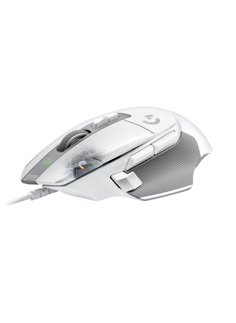 ماوس الألعاب السلكي G502 X - مفاتيح أساسية ميكانيكية بصرية هجينة LIGHTFORCE، مستشعر ألعاب HERO 25K، متوافق مع الكمبيوتر الشخصي - macOS/Windows