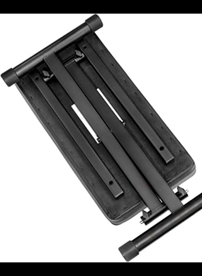 Megarya - Double X Keyboard Stand With Piano Bench And Sustain Pedal - Image 1