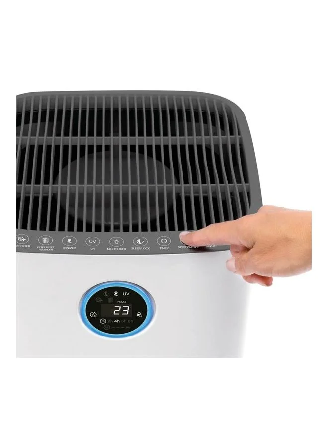 BLACK+DECKER Air Purifier High Performance For Rooms Size Upto 60m² Removes House Dust/Aerosols And Uncomfortable Smell AP3560-B5 White/Black