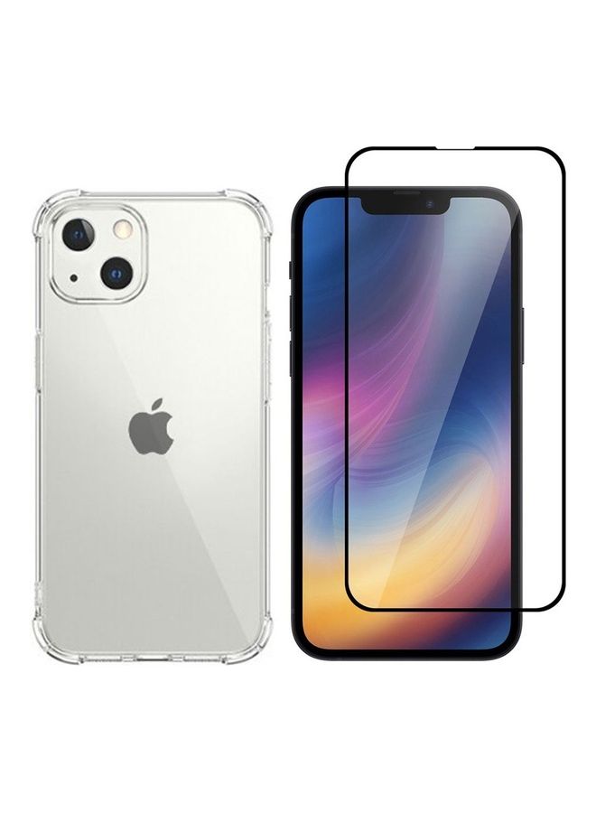 MARGOUN 2Pack for iPhone 14 Clear Case and Screen Protector 360 Degree Front and Back Protection Shockproof Soft TPU with Anti-Scratch Tempered Glass 6.1 inch Clear - Image 3