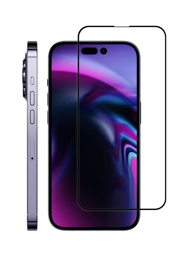 2Pack for iPhone 14 Pro Max Clear Case and Screen Protector 360 Degree Front and Back Protection Shockproof Soft TPU with Anti-Scratch Tempered Glass 6.7 inch Clear