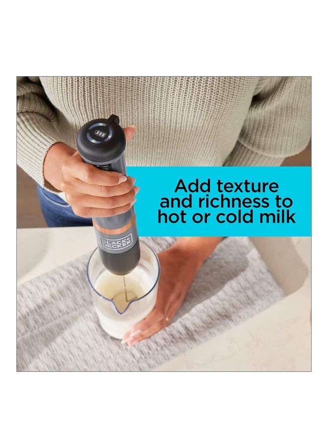 BLACK+DECKER Kitchen Wand Milk Frother Attachment BCKM101MFFF-XJ Black/Silver  - Image 3