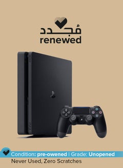 Renewed - PlayStation 4 Slim 500GB Console with Controller