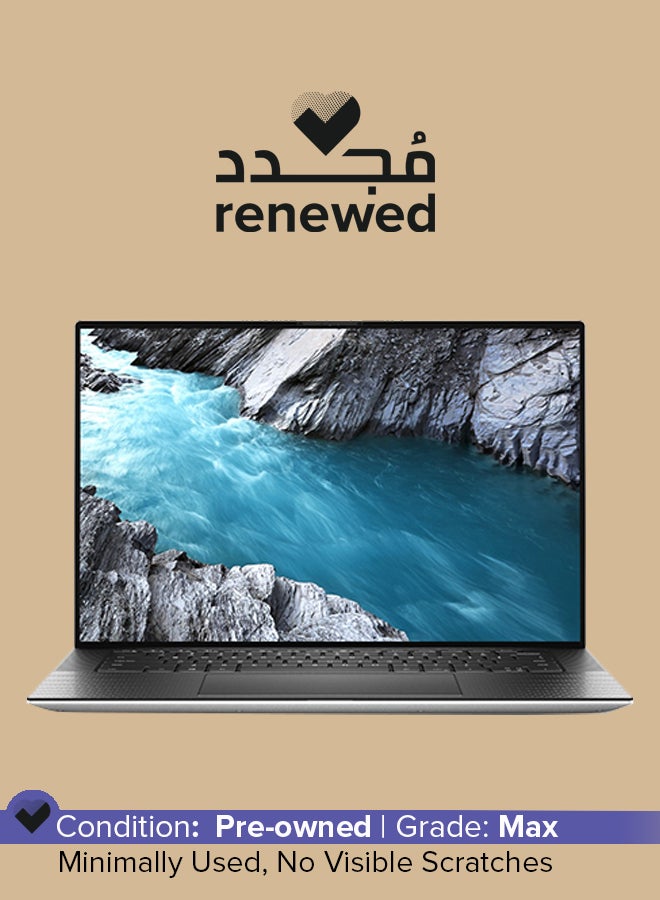 DELL Renewed - XPS 15 9500, 15.6 Inches Full HD Performance Ultrabook, 10th Gen Intel Core i7-10750H/ 32GB RAM/ 1TB SSD/ Nvidia GeForce GTX 1650Ti 4GB Graphics/ Windows 10 Home /International Version English/Arabic Silver English/Arabic Silver  - Image 1