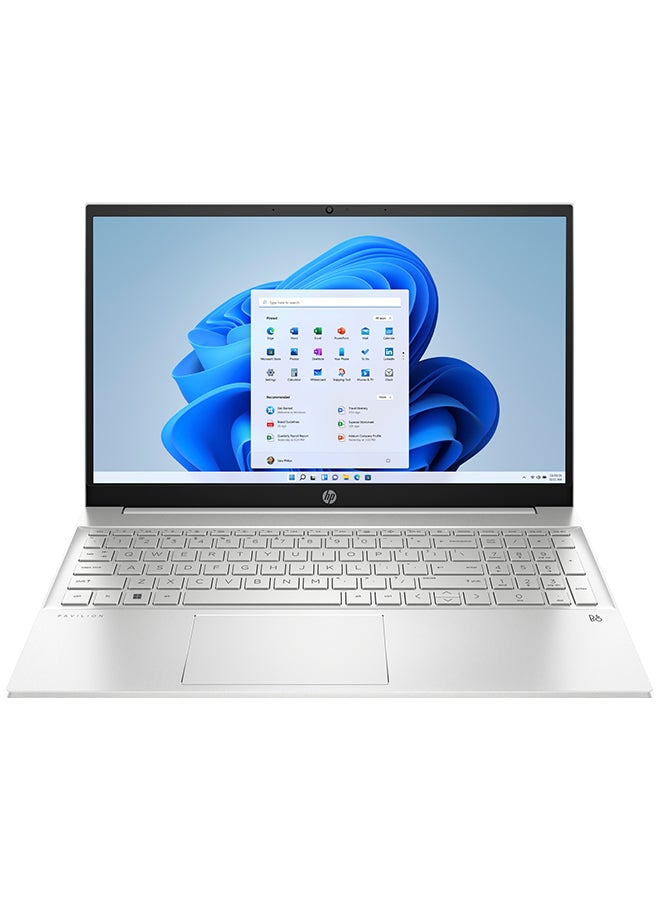 HP - Pavilion 15t-eg000  (Upgraded Version) Laptop With 15.6-Inch Display, Core i5-1135G7 Processer/8GB RAM/512GB SSD/Intel Iris XE Graphics English English Silver - Image 1