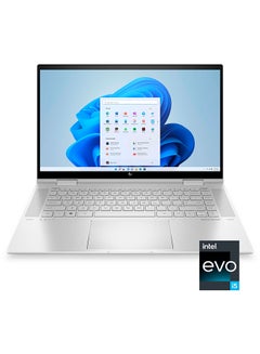 HP ENVY x360 Convertible 2-In-1  (Upgraded Version) Laptop With 15.6-Inch Display, Core i5 Processer/8GB RAM/256GB SSD/Intel XE Graphics English Natural English Natural Silver  - Image 2