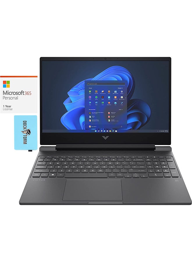 HP - Victus 15.6-Inch Gaming (Upgraded Version) Laptop, Core i7-12650H Processer/16GB RAM/512GB SSD/NVIDIA GeForce RTX 3050 Ti Graphics Card English Black - Image 1